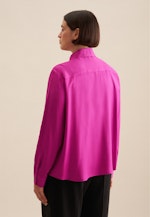 Grande taille Collar Shirt Blouse in Purple |  Seidensticker Onlineshop