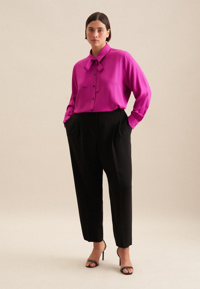 Grande taille Collar Shirt Blouse in Purple |  Seidensticker Onlineshop