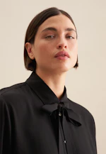 Chemisier chemise Uni in Noir |  Seidensticker Onlineshop