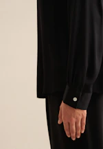 Chemisier chemise Uni in Noir |  Seidensticker Onlineshop