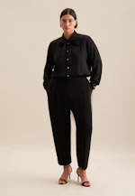 Chemisier chemise Uni in Noir |  Seidensticker Onlineshop
