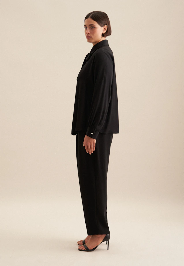Chemisier chemise Uni in Noir |  Seidensticker Onlineshop