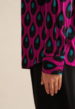 Hemdbluse Druck in Lila |  Seidensticker Onlineshop