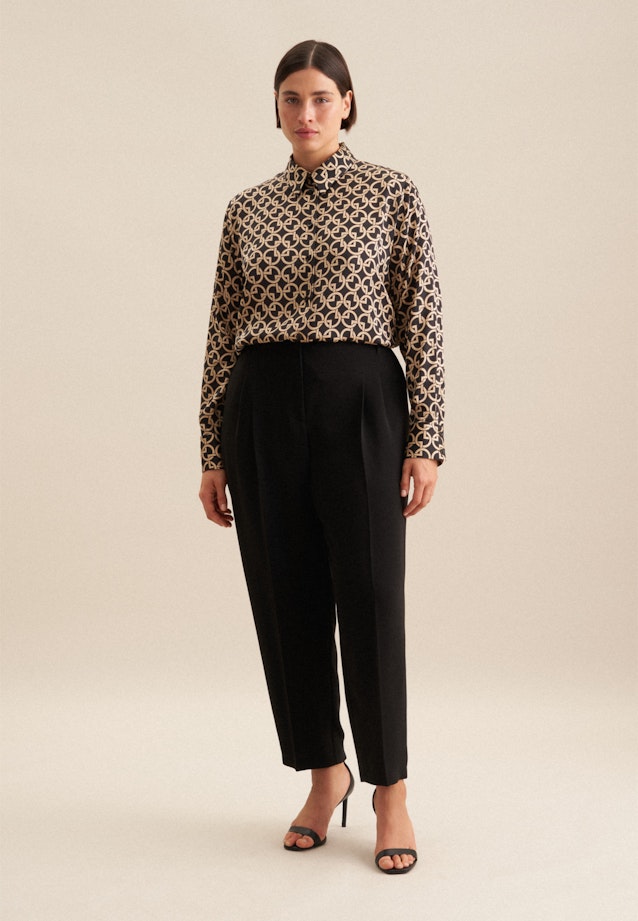 Grande taille Collar Shirt Blouse in Ecru |  Seidensticker Onlineshop