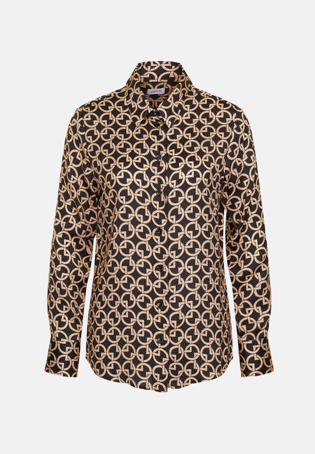 Shirt blouse Print in Ecru |  Seidensticker Onlineshop