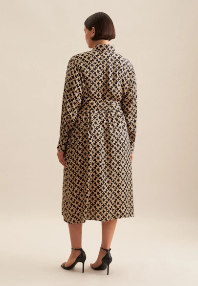 Robe Imprimé in Ecru |  Seidensticker Onlineshop