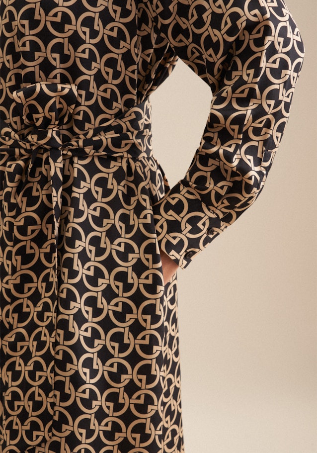 Kleid Druck in Ecru | Seidensticker Onlineshop