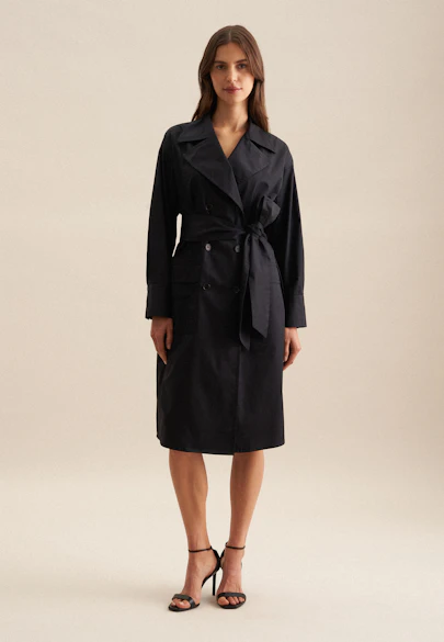 Kleid Uni in Schwarz |  Seidensticker Onlineshop