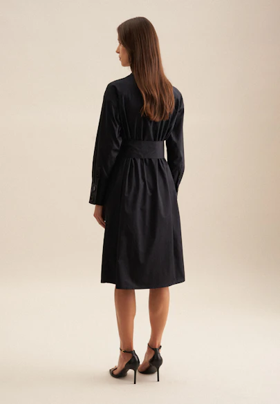 Kleid Uni in Schwarz | Seidensticker Onlineshop
