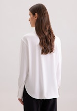 Chemisier chemise Uni in Blanc |  Seidensticker Onlineshop