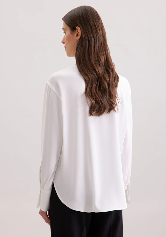 Hemdbluse Uni in Weiß | Seidensticker Onlineshop