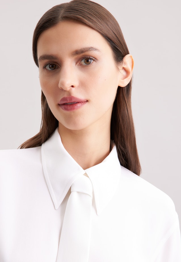 Chemisier chemise Uni in Blanc |  Seidensticker Onlineshop