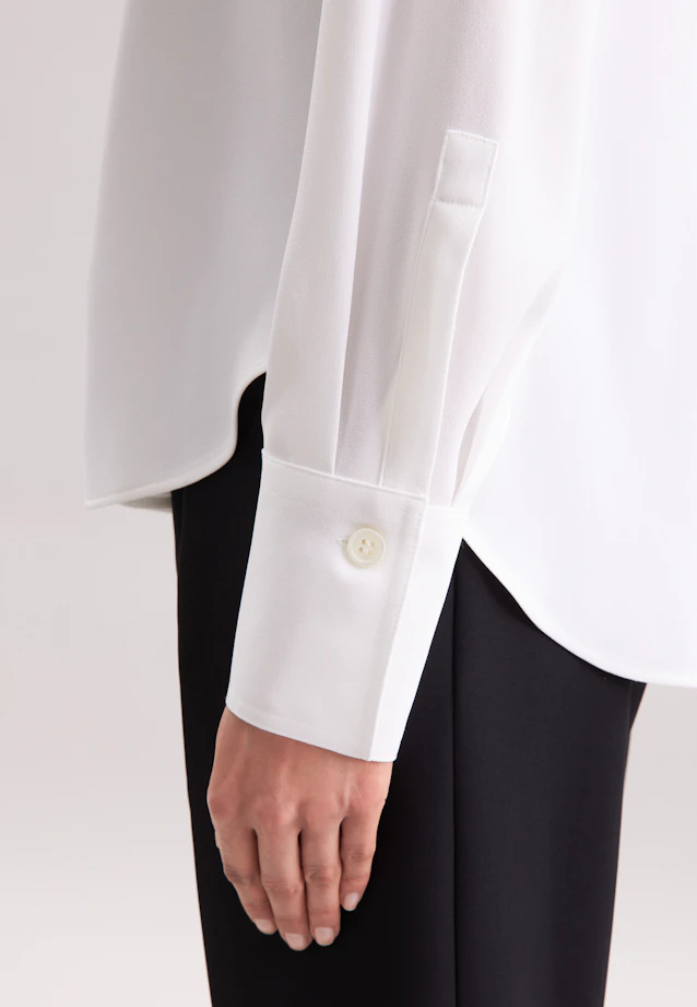 Shirt blouse Uni in White |  Seidensticker Onlineshop