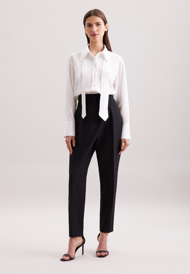 Chemisier chemise Uni in Blanc |  Seidensticker Onlineshop