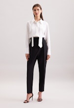 Chemisier chemise Uni in Blanc |  Seidensticker Onlineshop