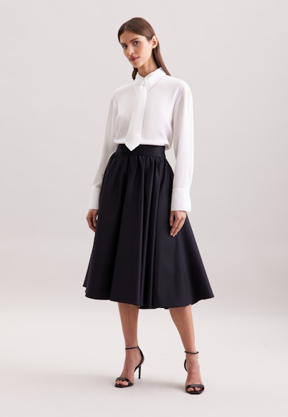 Jupe Uni in Bleu Foncé |  Seidensticker Onlineshop