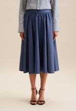 Skirt Uni in Medium Blue |  Seidensticker Onlineshop