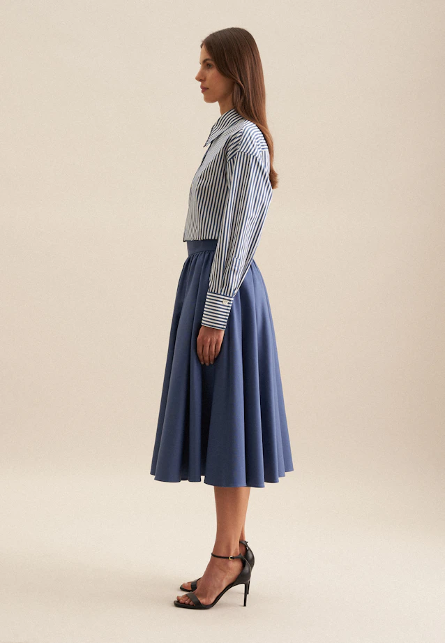 Skirt Uni in Medium Blue |  Seidensticker Onlineshop