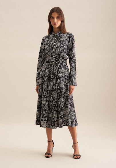 Robe Imprimé in Noir |  Seidensticker Onlineshop