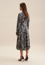 Kleid Druck in Schwarz |  Seidensticker Onlineshop