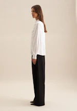 Chemisier chemise Uni in Blanc |  Seidensticker Onlineshop