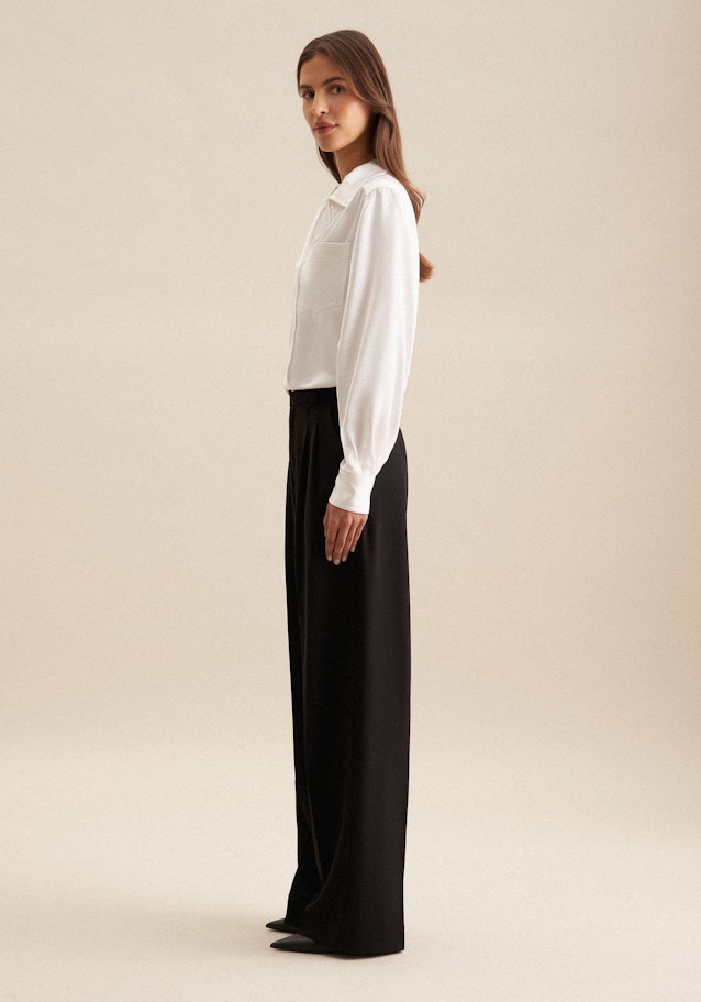 Regular Pantalons Uni in Noir | Seidensticker Onlineshop