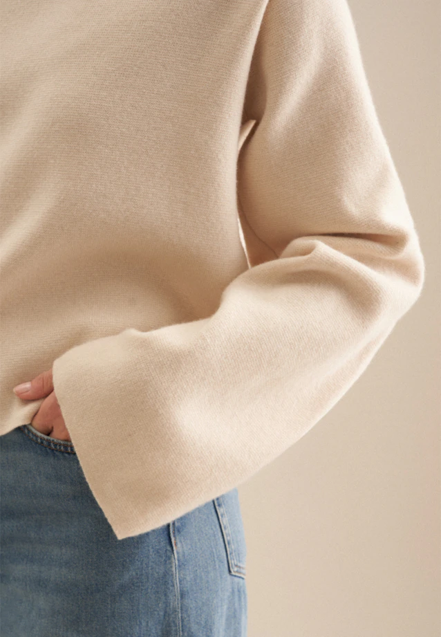 Oversized Pullover in Ecru |  Seidensticker Onlineshop