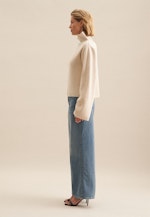 Turtleneck Pullover Oversized in Ecru |  Seidensticker Onlineshop