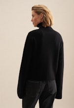 Turtleneck Pullover Oversized in Schwarz |  Seidensticker Onlineshop