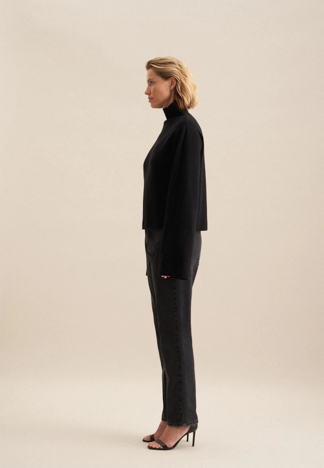 Oversized Pullover in Schwarz |  Seidensticker Onlineshop