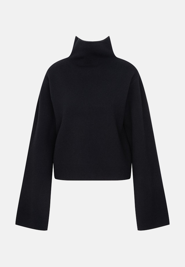 Turtleneck Pullover Oversized in Schwarz |  Seidensticker Onlineshop