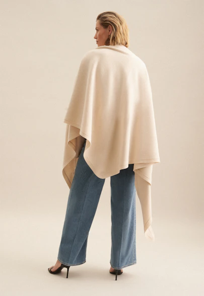 Regular Foulard in Ecru |  Seidensticker Onlineshop