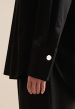 Hemdbluse Uni in Schwarz |  Seidensticker Onlineshop