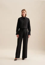 Hemdbluse Uni in Schwarz |  Seidensticker Onlineshop
