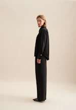 Hemdbluse Uni in Schwarz |  Seidensticker Onlineshop