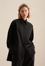 Longbluse Uni in Schwarz |  Seidensticker Onlineshop