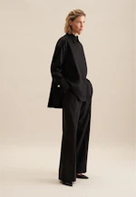 Longbluse Uni in Schwarz |  Seidensticker Onlineshop