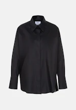 Longbluse Uni in Schwarz |  Seidensticker Onlineshop