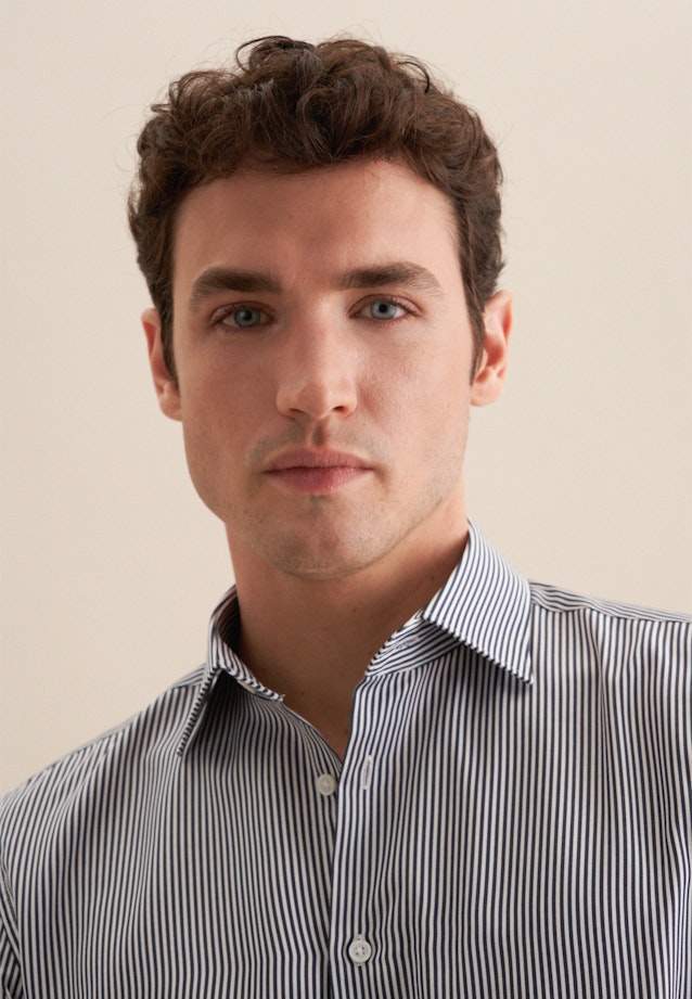 X-Slim Business shirt Stripes in Dark Blue |  Seidensticker Onlineshop
