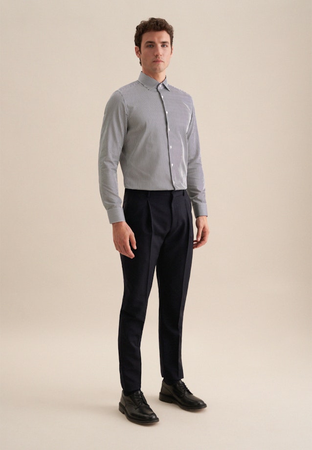 X-Slim Business shirt Stripes in Dark Blue |  Seidensticker Onlineshop