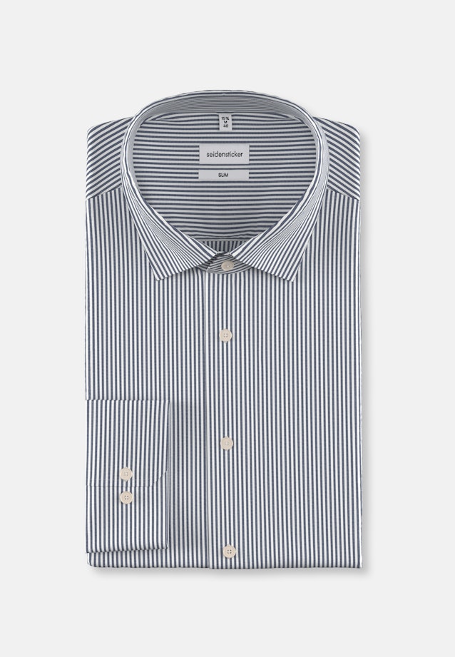 X-Slim Business shirt Stripes in Dark Blue |  Seidensticker Onlineshop