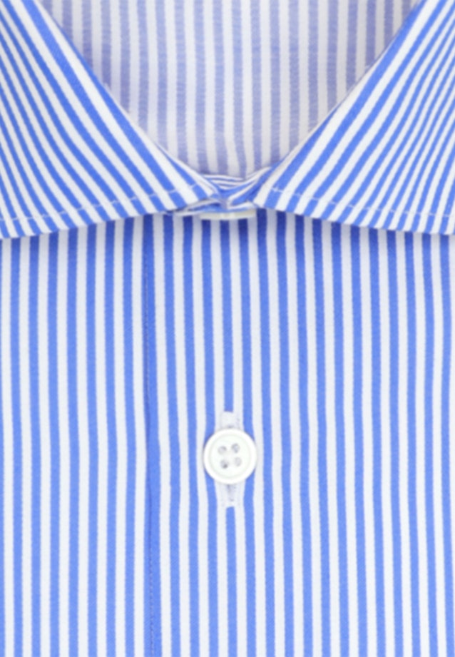 X-Slim Business Hemd Gestreift in Mittelblau |  Seidensticker Onlineshop