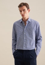 Regular Business Hemd Floral in Hellblau |  Seidensticker Onlineshop