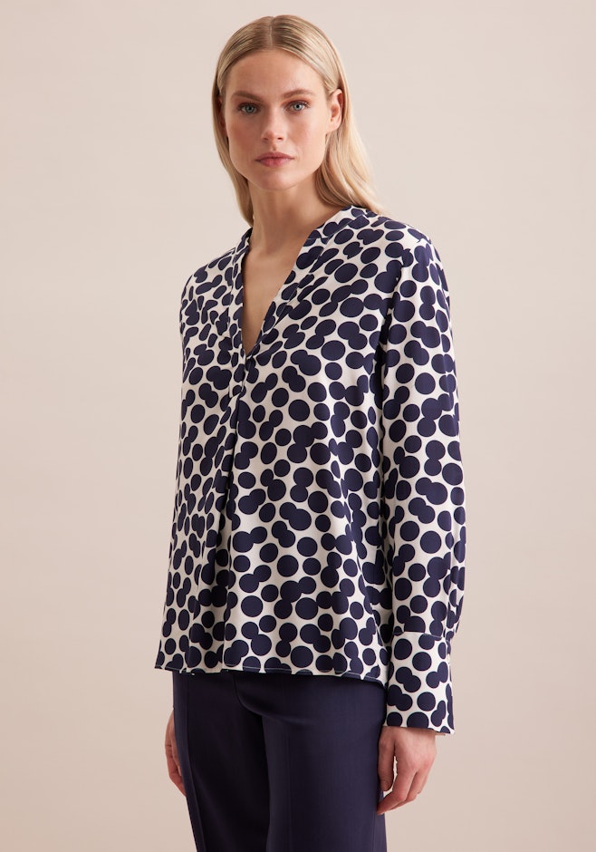 Tunika Punkte in Dunkelblau | Seidensticker Onlineshop