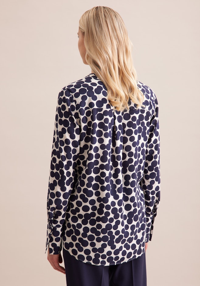 Tunika Punkte in Dunkelblau | Seidensticker Onlineshop