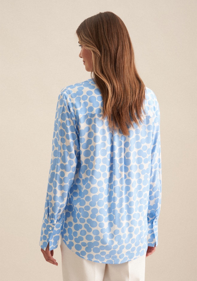 Tunika Punkte in Mittelblau | Seidensticker Onlineshop