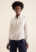 Chemisier chemise Imprimé Chaîne in Ecru |  Seidensticker Onlineshop