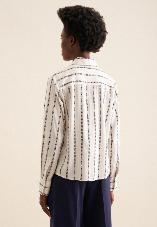 Hemdbluse Kettenprint in Ecru | Seidensticker Onlineshop