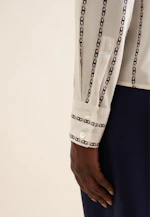 Chemisier chemise Imprimé Chaîne in Ecru |  Seidensticker Onlineshop