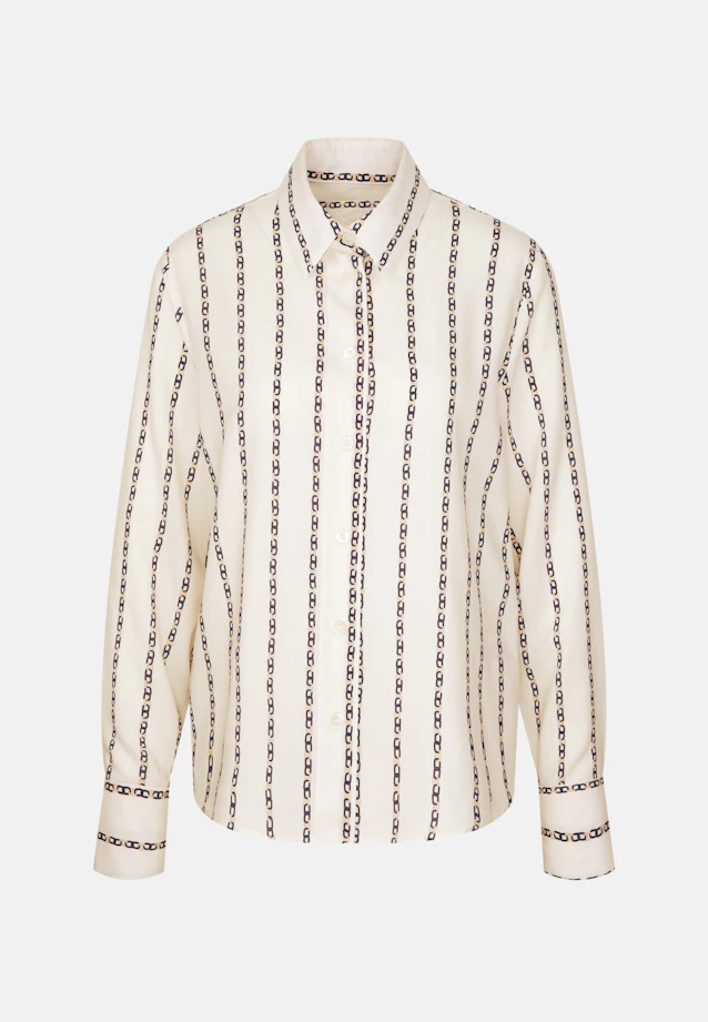 Chemisier chemise Imprimé Chaîne in Ecru |  Seidensticker Onlineshop